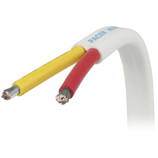 Pacer 12/2 AWG Safety Duplex Cable - Flat Cable - Red/Yellow - 250' [W12/2RYW-250]