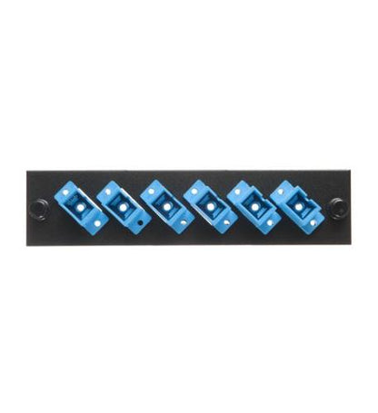 ADAPTER PANEL, 3 DUPLEX SC, 6F, BLUE, SM
