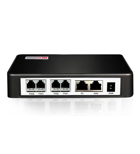 2FXS and 2FXO ports, 2 Giga ETH