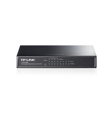 8-port Gigabit Desktop Switch with 4-POE
