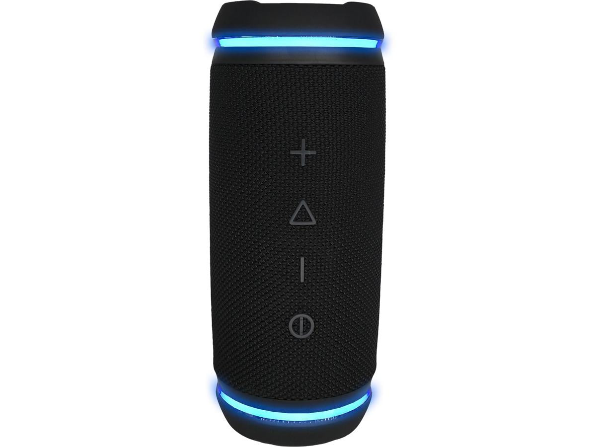 MORPHEUS 360 SOUND RING II WIRELESS PORTABLE SPEAKERS WATERPROOF BLUETOOTH SPEAKER DUAL PAIRING TRUE WIRELESS STEREO 25 WATTS LOUD BT7750BLK
