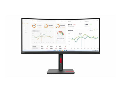 T34w-30, 34 inch WQHD Curved Docking monitor with LTS stand with phone slot