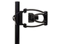 SINGLE ARTICULATING MONITOR ARM W/POLE CLAMP, BLACK