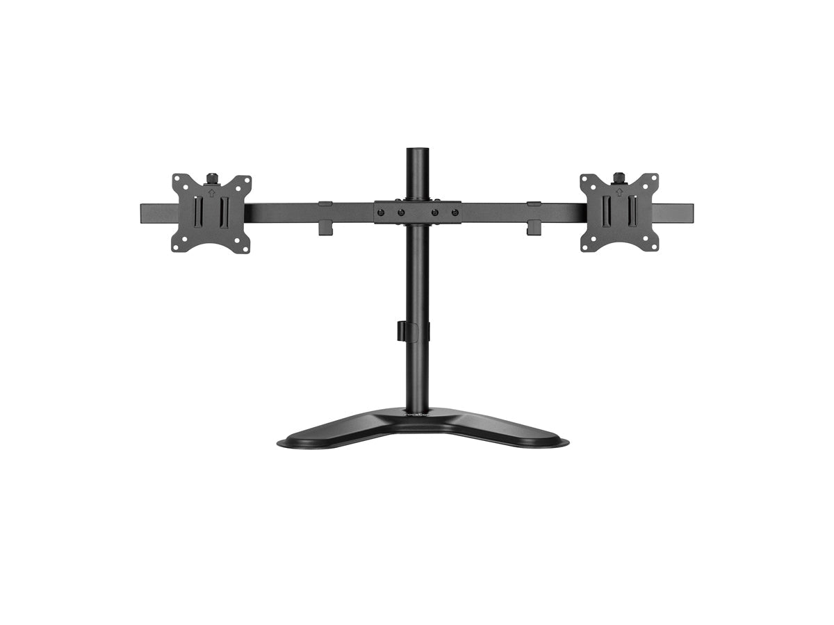 ErgoReach EP2 Premium Pole Mount Dual-Screen Monitor Stand, Supports up to Two 32Display, 19.8lb per Screen -