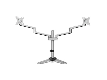 ErgoReach EP11 Premium Aluminum Dual-Screen Monitor Stand, Supports up to Two 32Displays, 17.6 lb Per Screen- VESA 75x75