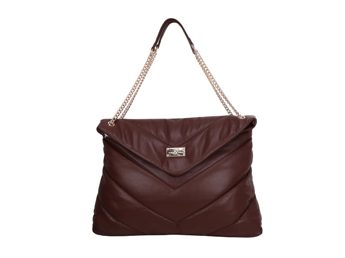 Cali Shoulder Bag-Burgundy