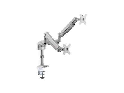 Eaton Tripp Lite Series Dual-Display Gas-Arm Mount for 13IN to 34IN Monitors - Clamp or Grommet, USB, Audio Ports