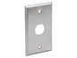 Eaton Tripp Lite Series 1-Port Single Gang Faceplate, Stainless Steel, Industrial Grade, IP44, TAA