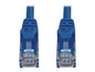 Eaton Tripp Lite Series Cat6a 10G Snagless Molded UTP Ethernet Cable (RJ45 M/M), PoE, Blue, 50 ft. (15.2 m)
