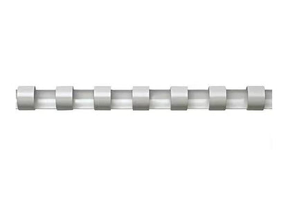BINDING COMBS PLASTIC - WHITE 1/2IN 100P