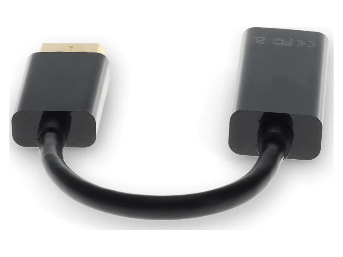 AddOn 8in DisplayPort to HDMI Adapter Cable - adapter - DisplayPort / HDMI - 7.9 in
