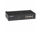 Gigabit Ethernet (1000-Mbps) Switch - (8) 10/100/1000-Mbps Copper RJ45, Rackmount