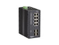 Gigabit Ethernet (1000-Mbps) Extreme Temperature Managed PoE+ Switch - (8) 10/100/1000-Mbps Copper RJ45, (4) 100/1000-Mbps SFP