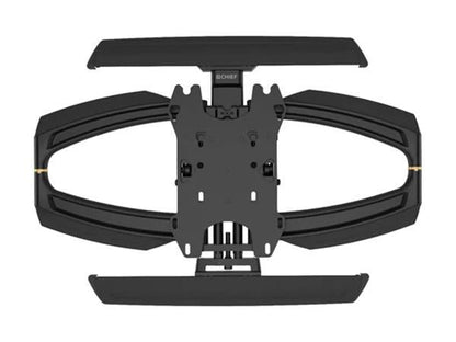 A lightweight, low-profile full-motion wall display mount for TVs 42-75