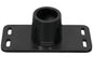 SLEEK BLACK SINGLE FLUSH MOUNT PLATE FOR A CLEAN, LOW-PROFILE SETUP. PROVIDES ST