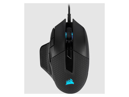 CORSAIR NIGHTSWORD RGB Gaming Mouse, Backlit RGB LED, Optical, (CH-9306011-NA)