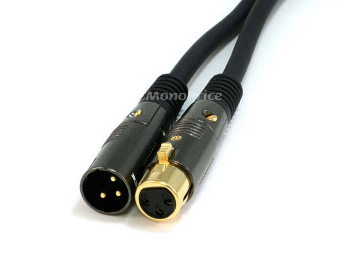 XLR M TO XLR F 16AWG CABLE 25FT