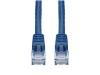 40ft Blue CAT 6A PVC Ethernet Cable Snagless Bubble Boot RJ-45 M/M