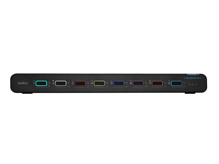 8 PT 1 HD DP/HDMI UNVL SKVM W/CAC PP4.0