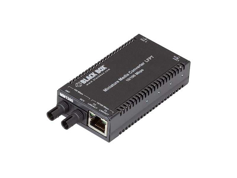 Black Box MultiPower - fiber media converter - 10Mb LAN, 100Mb LAN
