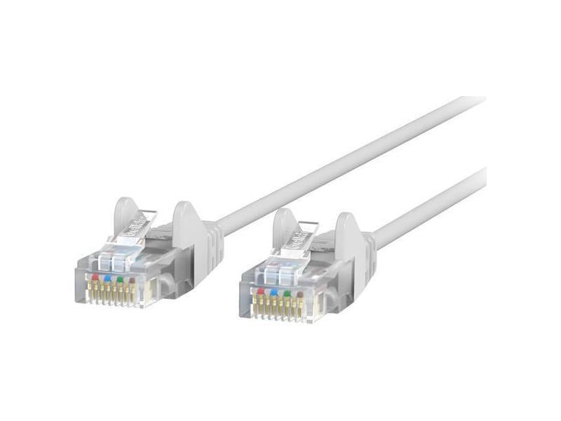 BELKIN CAT6 SLIM 28AWG CABLE -WHITE -3FT