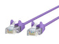 BELKIN CAT6 SLIM 28AWG CABLE-PURPLE-14FT