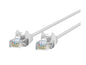BELKIN CAT6 SLIM 28AWGCABLE -WHITE -25FT