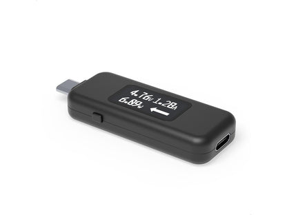 Plugable USB C Power Meter Tester for Monitoring USB-C Connections up to 240W Digital Multimeter Tester for USB-C Cables, Laptops, Phones, Chargers -