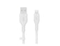 USB-A TO LTG, SILICONE, 2M, WHT