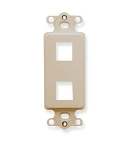 INSERT, DECOREX, 2-PORT, IVORY