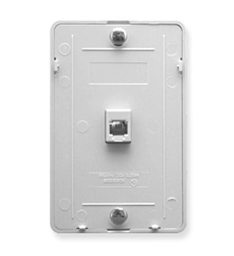 Wall Plate IDC 6P6C - White