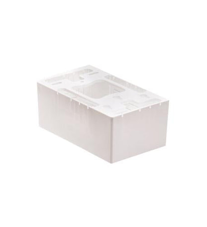 MOUNTING BOX, 1-GANG, WHITE