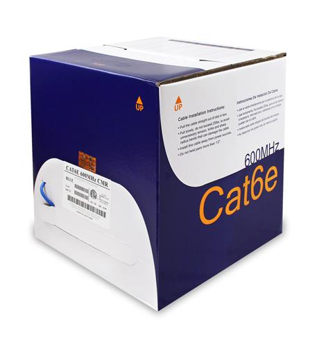 CAT6E 600 MHz CMR 6E04URBL4 BLUE