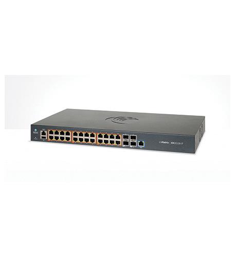PoE Switch, 24 1G and 4 SFP+ fiber ports
