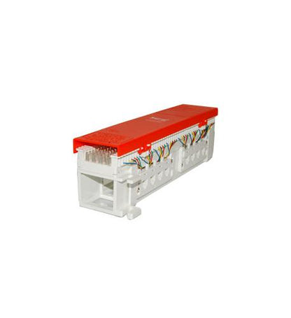 66 WIRING BLOCK, 12-JACKS, 8P8C