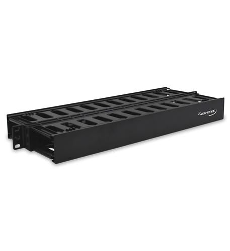 HORIZONTAL CABLE MGR 1U DOUBLE SIDE