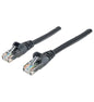 CAT6e BOOT PATCH CORD 2 FT BLACK