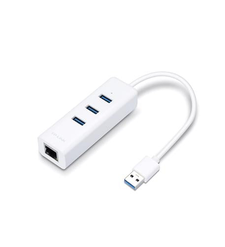 Gigabit Ethernet Adapter 3 Port USB