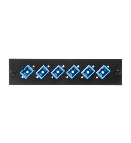 ADAPTER PANEL, 3 DUPLEX SC, 6F, BLUE, SM