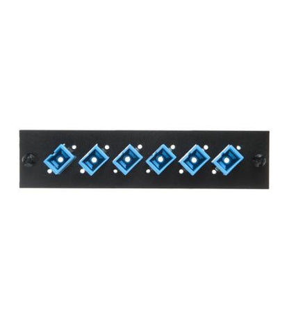 ADAPTER PANEL, 3 DUPLEX SC, 6F, BLUE, SM