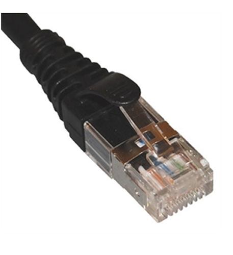 PATCH CORD, CAT6A, FTP, 15 FT, BK