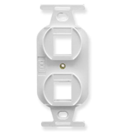 INSERT, ELECTRICAL, 2-PORT, WHITE