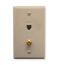FACEPLATE, IDC, VOICE and F-TYPE, IVORY