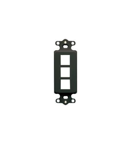 INSERT, DECOREX, 3-PORT, BLACK