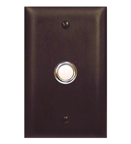 Door Bell Button Panel in Bronze