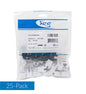 MODULE, CAT6A, HD, 25PK, WHITE