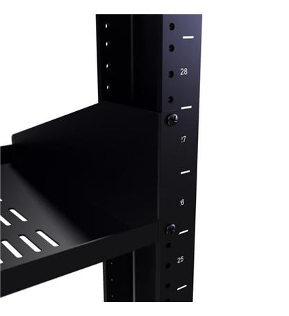 RACK SHELF 10in DEEP SINGLE VENTED 2RMS