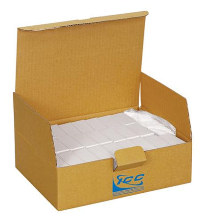 SURFACE MOUNT BOX, 2-PORT, 25PK, WH