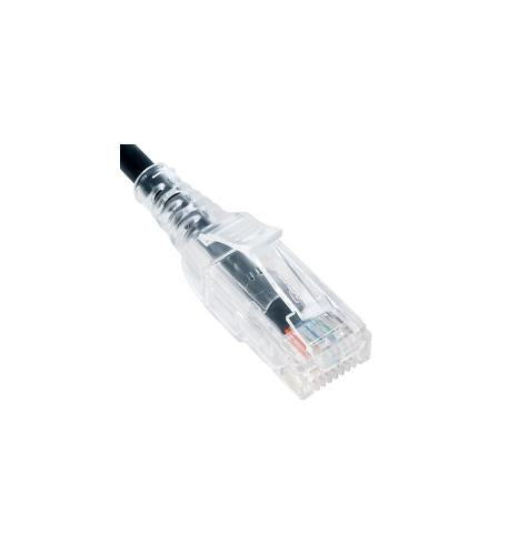 PATCH CORD, CAT 6 SLIM CLEAR SR 10PK 1FT