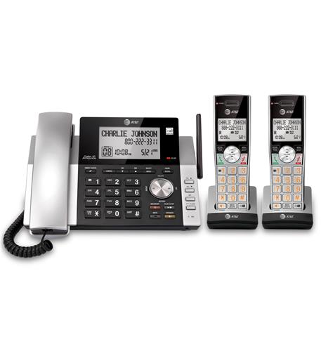 2 Handset Corded Cordless Answering Sys